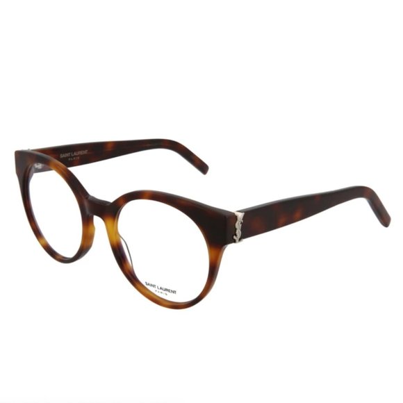 Saint Laurent Unisex Havana Round Glasses!